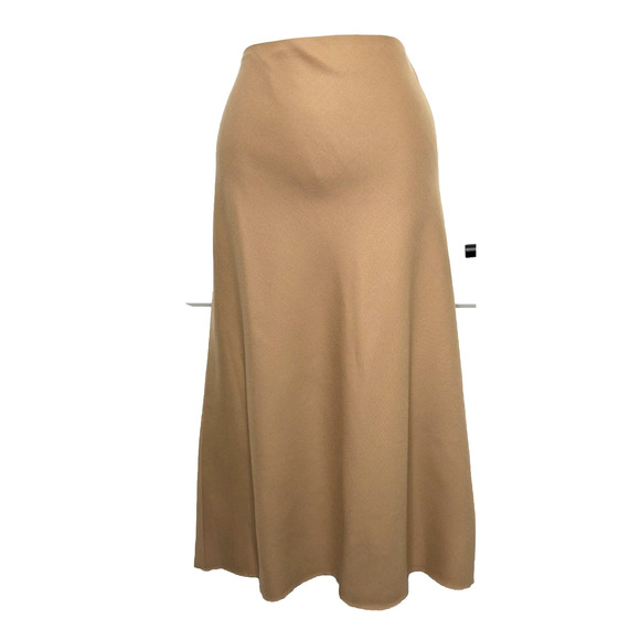 Per Se Skirts Per Se Carlisle 98wool Camel Brown Aline Midi Long